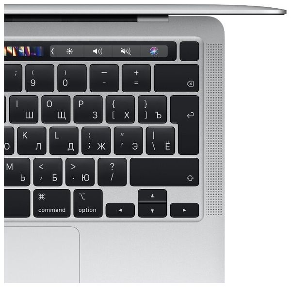 Ноутбук Apple MacBook Pro 13 Late 2020 (Apple M1/13"/2560x1600/8GB/256GB SSD/DVD нет/Apple graphics 8-core/Wi-Fi/Bluetooth/macOS) MYDA2RU/A Серебристый