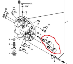 Клапан 9185757 предохранительный гидравлический
