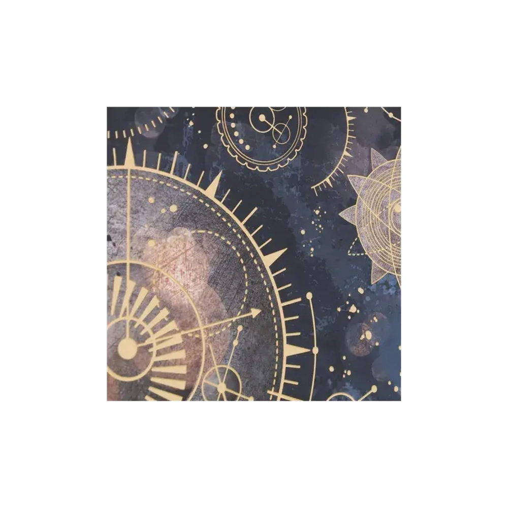 Ежедневник А-5 STAFF недатированный 128л. Astrology ламинированная обложка с фольгой 113519