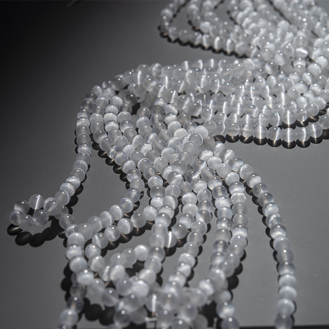 Селенит натуральный, шар, 6,3мм