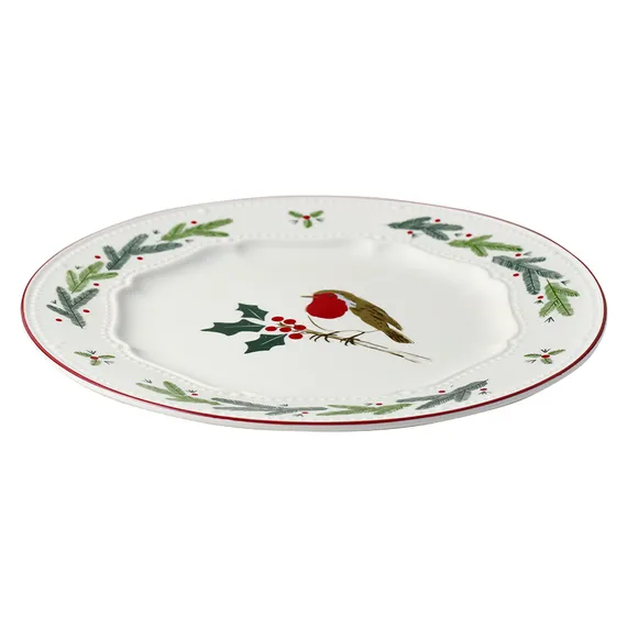 Набор из четырех тарелок nordic winter из коллекции new year essential, D23 см