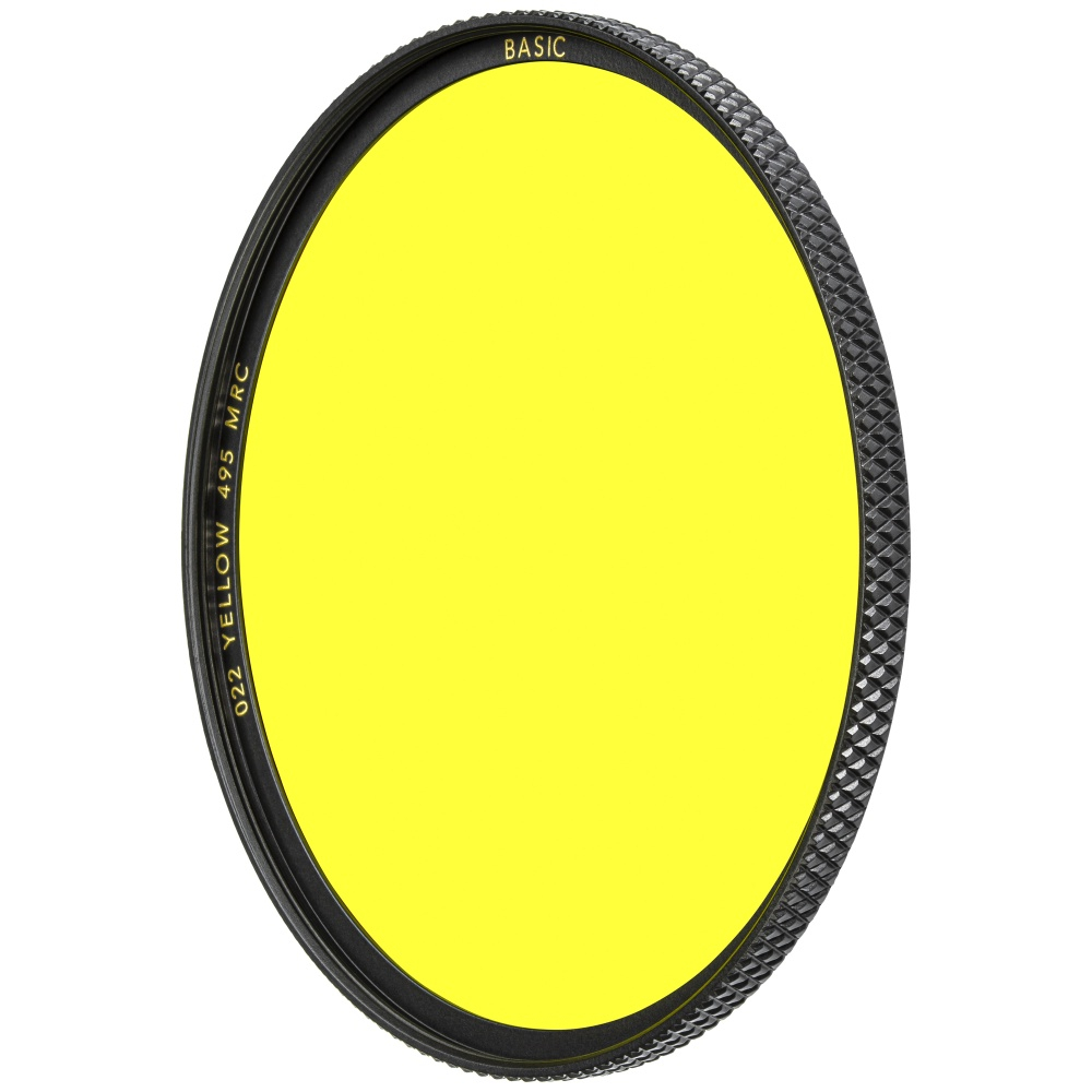 B+W BASIC 022 Yellow MRC 495 77mm. Светофильтр для черно-белой съемки