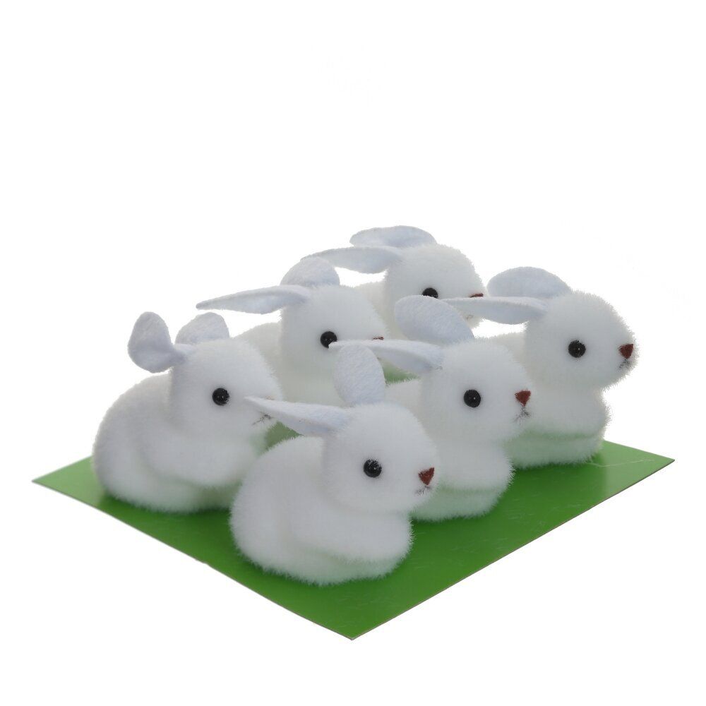 GAEM Набор из 6-ти фигурок декоративных "Заяц" (3*4,5*4,5), L13 W12 H4 см, 2в.