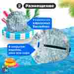 Водный зорб "Прозрачный", ПВХ, с молнией TIZIP, диаметр 2.2, без сидений для ходьбы внутри