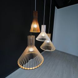 Подвесной светильник PUNKTO Натуральное дерево