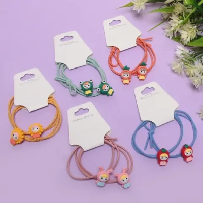 Резинки для волос детские 2 шт «Baby boom - Малыши», цвет микс, d-5,5см