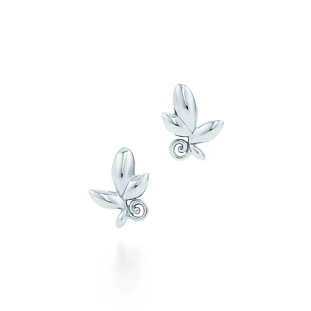 Серьги из серебра 925,Tiffany 🌿Оливковая ветвь. ✨exclusive. В наличии