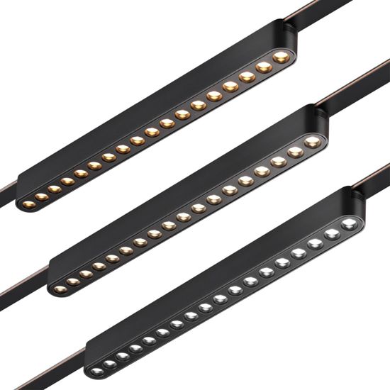 359460 SHINO NT24 114 черный Трековый смарт-светильник для низковольтного шинопровода с двумя режимами работы IP20 LED 18W 24V 3000-6000K EASY