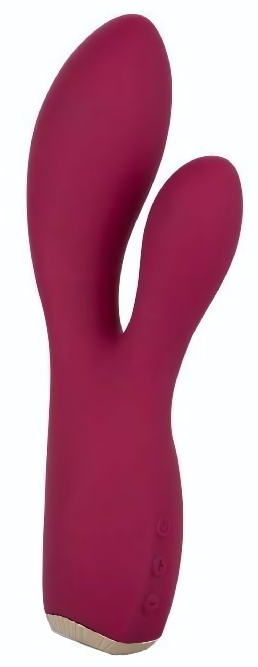 Малиновый вибромассажер-кролик Uncorked Cabernet - 18,5 см. (Цвет: малиновый)
