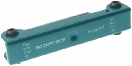 Набор ключей RF-5087TF TORX складной 8пр.(T5H-T10H, T15H, T20H c отверстием) ROCKFORCE