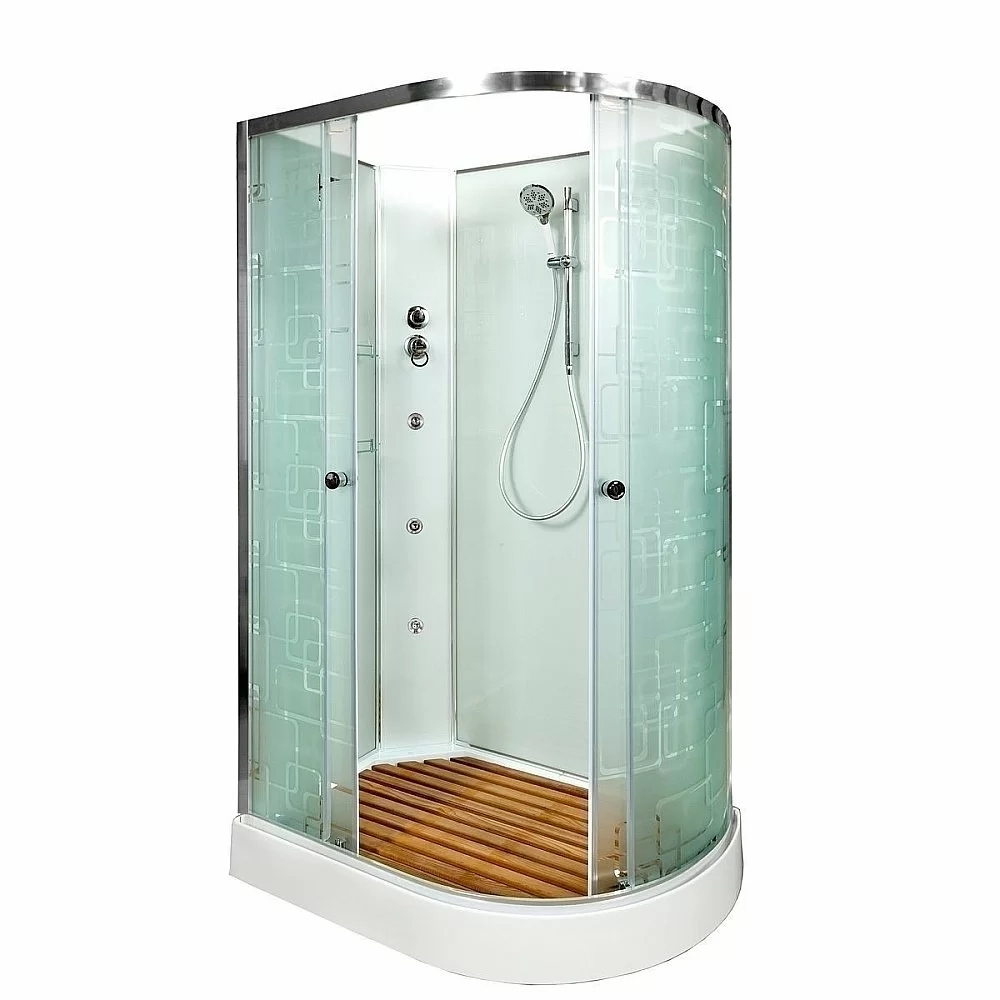 Душевая кабина DTO ЕМ1512 N с гидромассажем 120х80