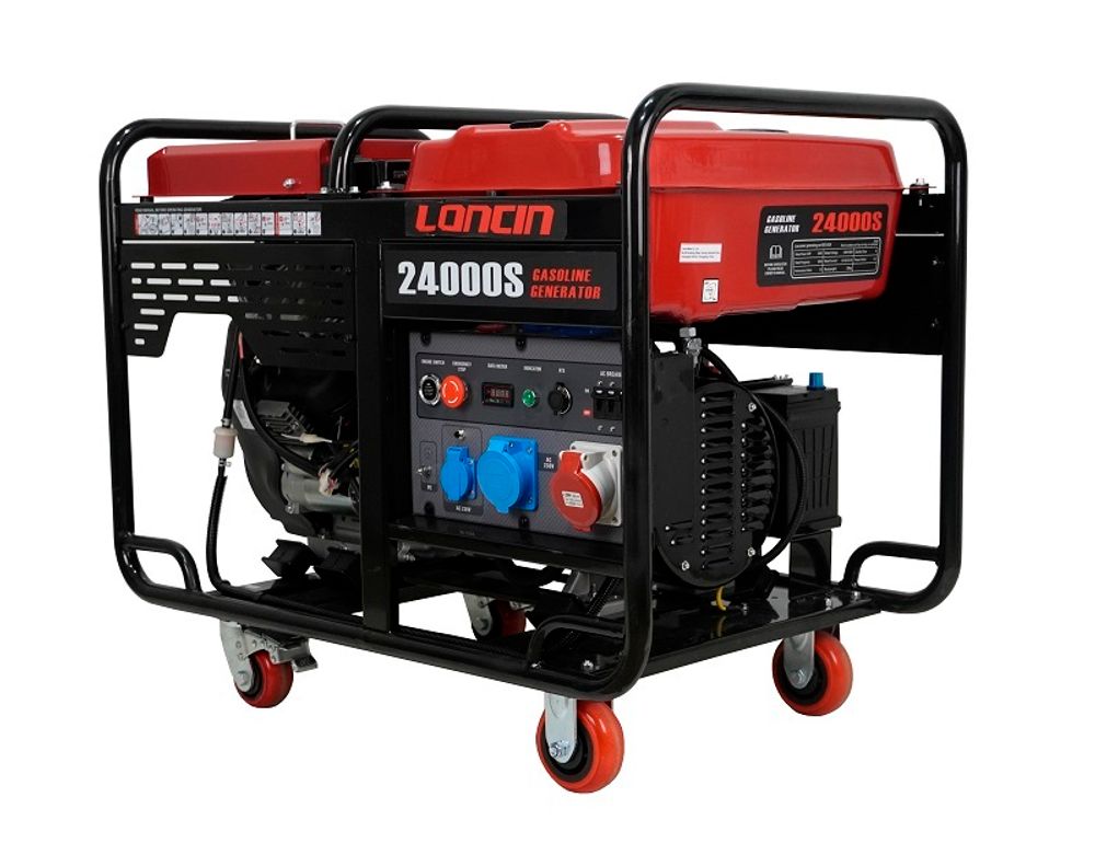 Генератор бензиновый Loncin LC24000S - [18 кВт / 380V] трехфазный