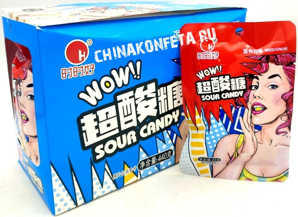 Конфеты MIXED FLAVORS SOUR CANDY, скидка
