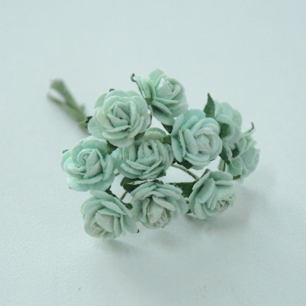 Роза открытая мини 1 см на ножке