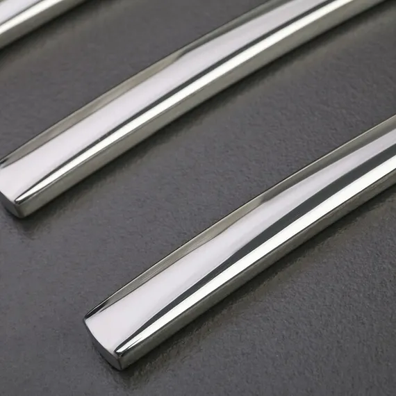 Набор ножей столовых Доляна «Майя», h=23 см, 3 шт, цвет серебряный