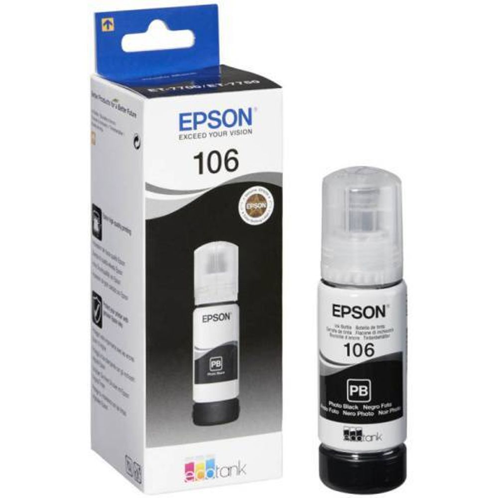 Контейнер с черными фото чернилами Epson  для L7160/7180