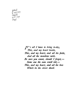 Poems by Emily Dickinson: third series | Emily Dickinson