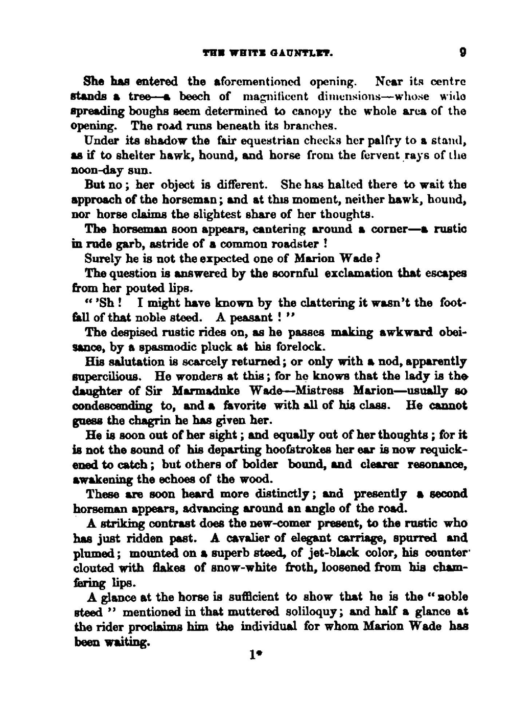 The white gauntlet. A novel | Reid Mayne