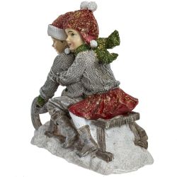 GAEM Фигурка декоративная "Девочка/Мальчик", L13,5 W7,5 H14,5 см