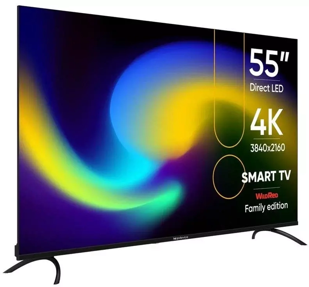 Телевизор ЖК 55" Topdevice TDTV55BS06U_BK черный