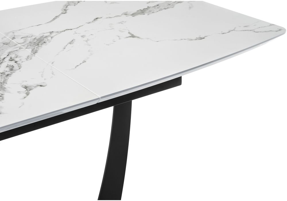 Обеденная группа Аунге velutto 32 / белый мрамор / графит