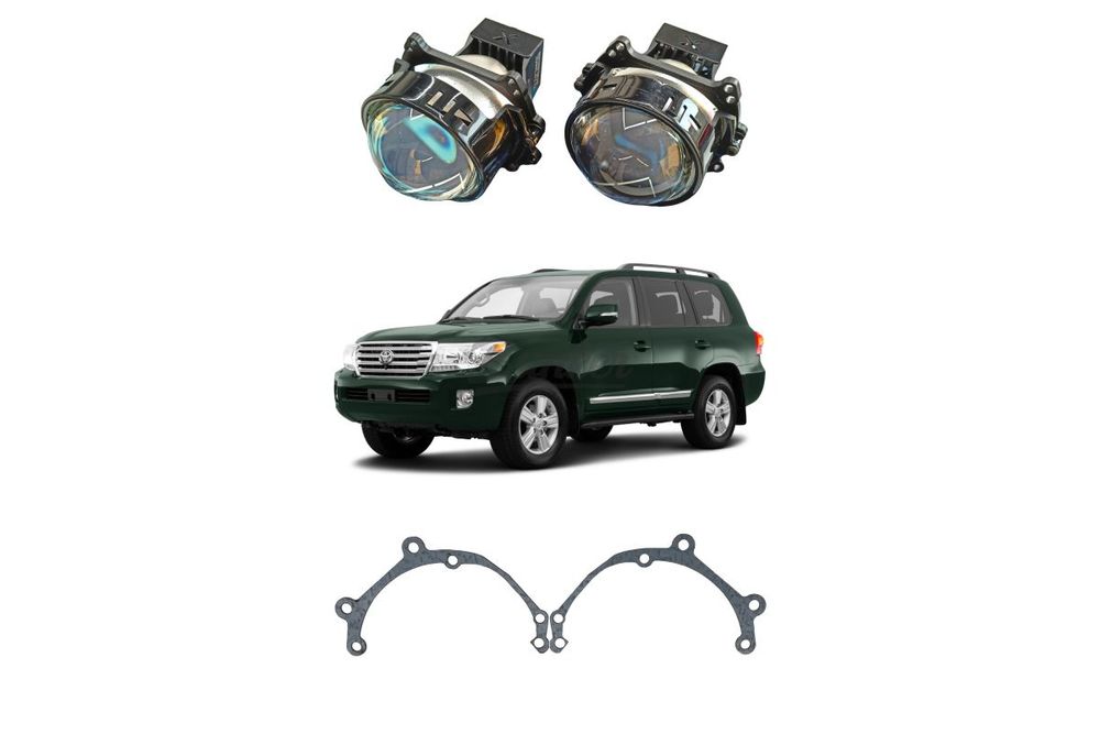 Комплект для замены штатных линз Toyota Land Cruiser 200 рестайлинг 2012-2015