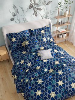 Простынь Сказка "Мозаика" 150х215 см, перкаль