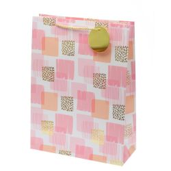 GAEM Пакет подарочный L (бумага 210г/м2, блок 12шт), L30 W12 H40 см, 4в.