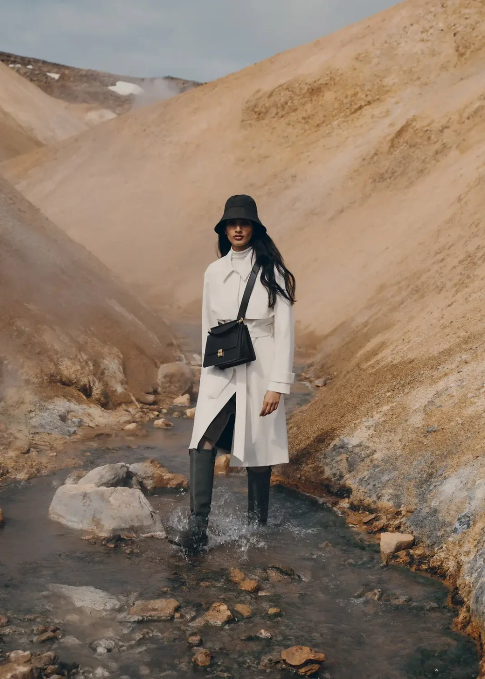 POLENE СУМКА NUMERO SEPT, ЧЕРНЫЙ