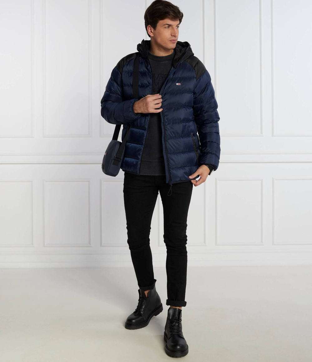 Пуховая куртка LIGHT DOWN Tommy Jeans - темно-синий(DM0DM17233)