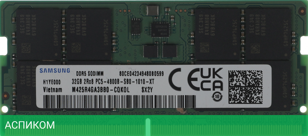 Оперативная память Samsung 32Gb DDR5 oem (M425R4GA3BB0-CQK)