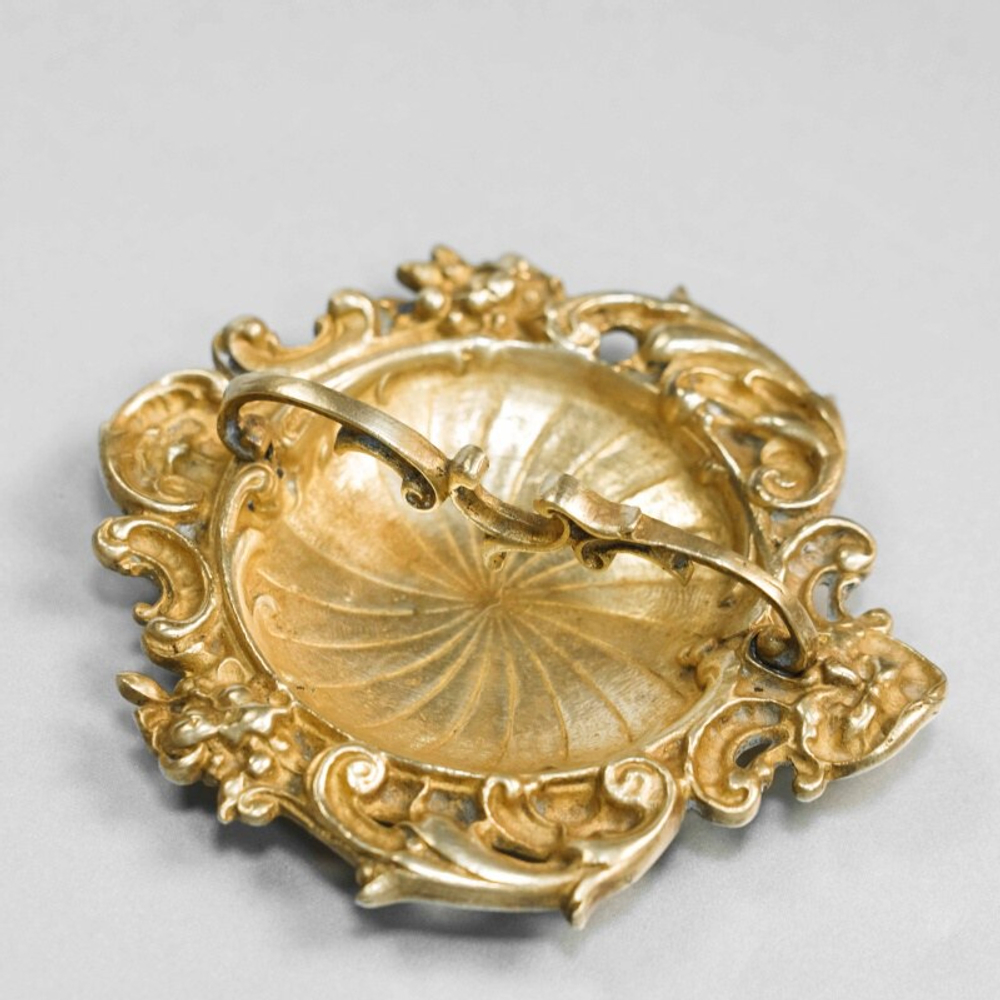 Винтажная пепельница из латуни