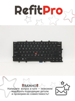 Клавиатура для Ноутбука Lenovo LenovoThinkPad X240/X250/X260/X270/A275 раскладка - английская, черная (01EP024)