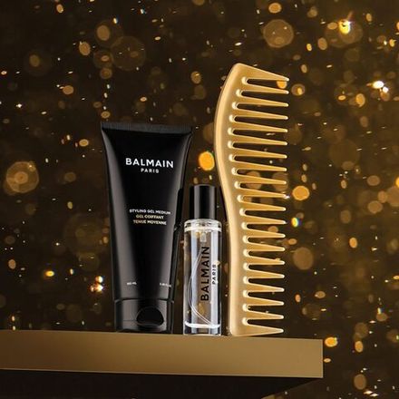 Balmain Hair Couture Лимитированный набор Limited Edition Homme Styling Set (расческа, гель, парфюм)