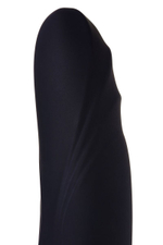 Чёрный вибратор WANAME Thunder с клиторальным отростком - 24,2 см. (Цвет: черный)