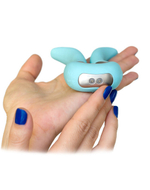 Перезаряжаемый универсальный массажер G-Vibe Mini (6 режимов) (Цвет: бирюзовый с серебряным)