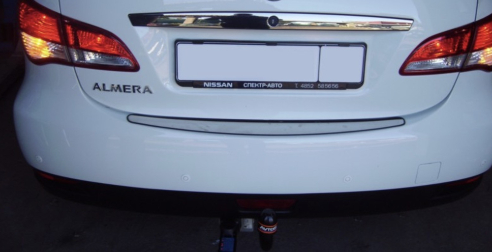 Фаркоп для Nissan Almera 2013-2018 Тип шара: A. Нагрузки: 1200/75 кг, NS 24