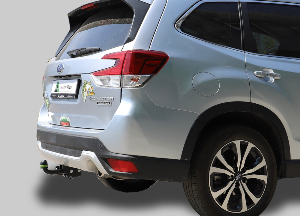 Фаркоп Лидер-плюс для Subaru Forester 2018-2024. Требуется подрезка бампера. Нагрузки: 1500/75 кг, (без электрики в комплекте) - S308-A