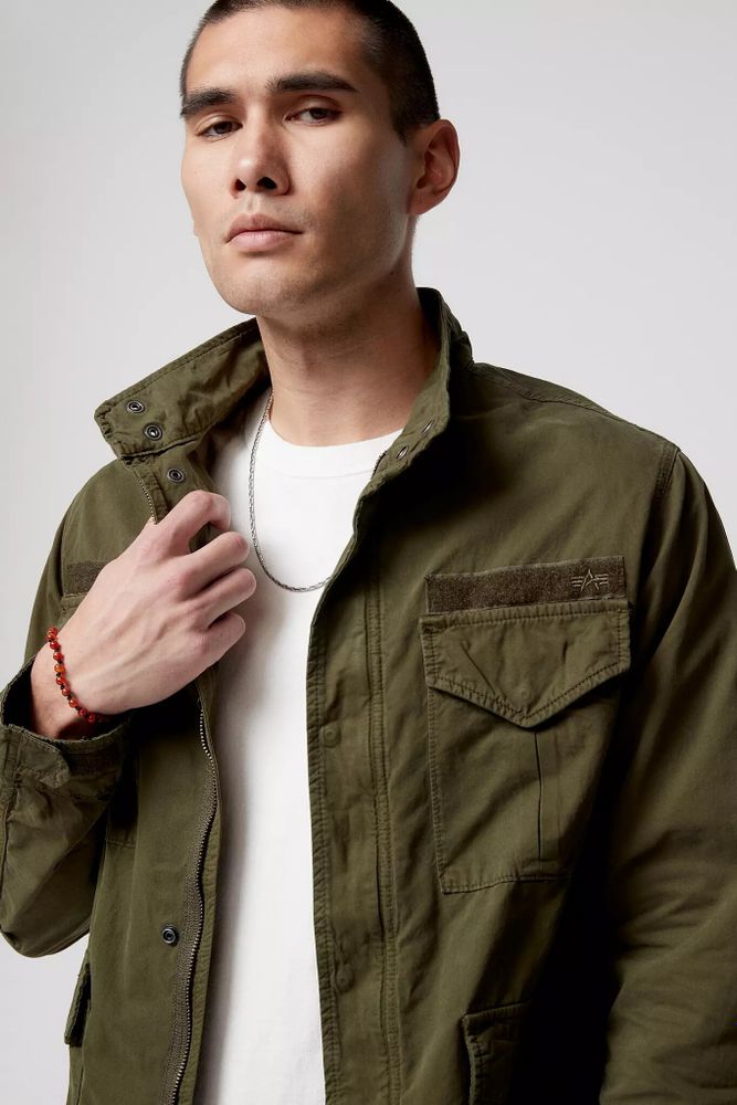 Куртка Alpha Industries M-65 Lightweight Field Jacket Olive (Зеленая)