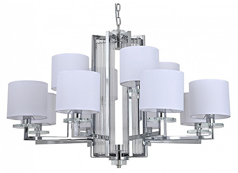 Подвесная люстра Newport 35400 35408+4/C chrome без абажуров