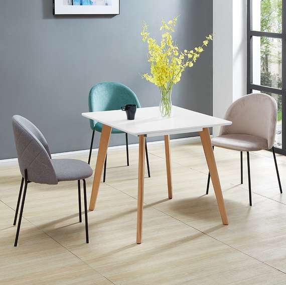 Стол Angus 80х80 белый | Купить в Hallberg.ru