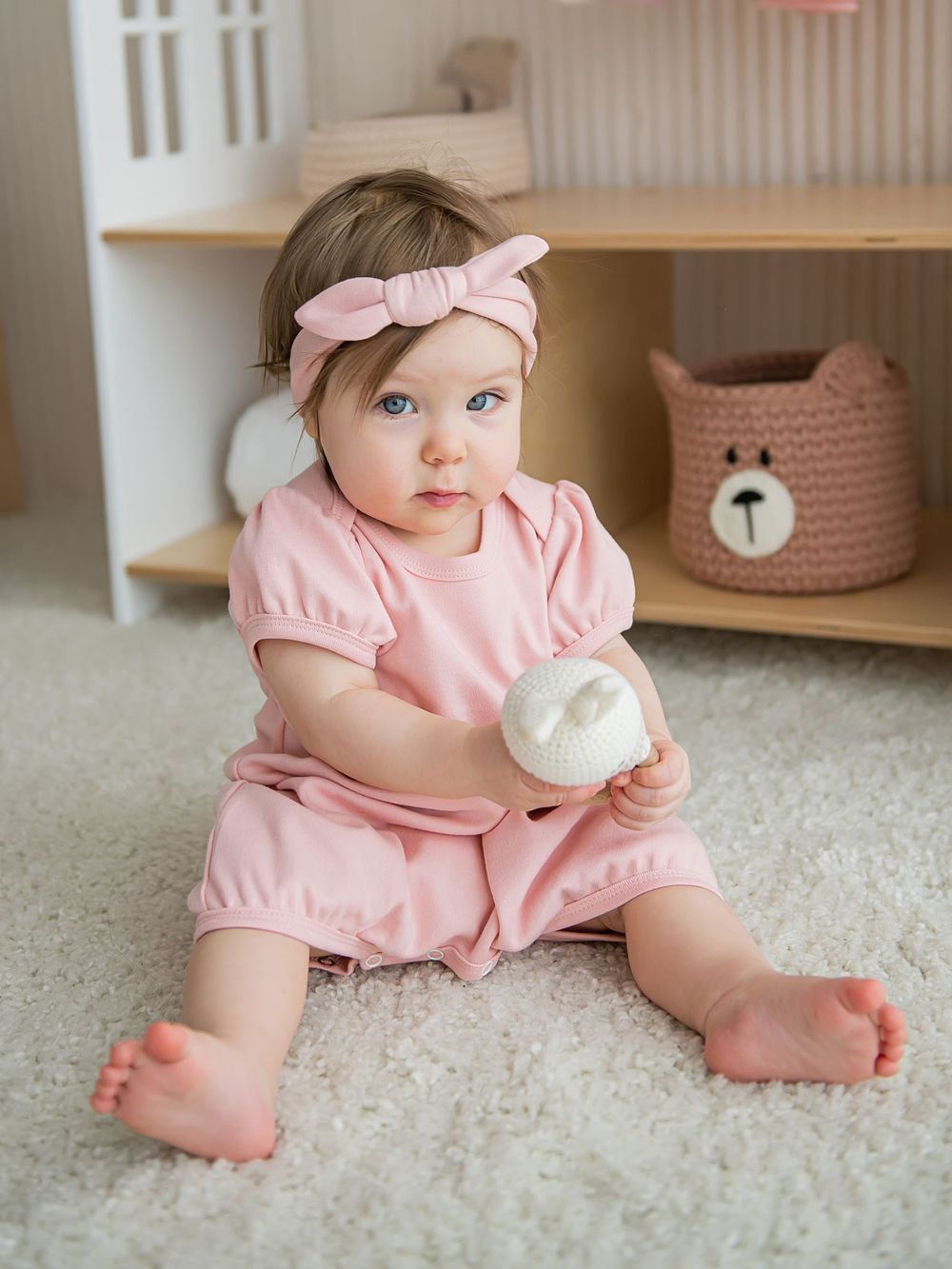 Песочник с рукавом-фонариком "Чайная роза" 0+