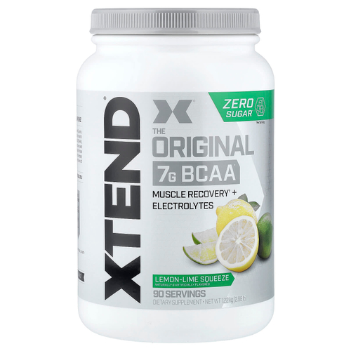 XTEND, добавка с 7 г BCAA, со вкусом лимона и лайма, 1,22 кг (2,68 фунта)