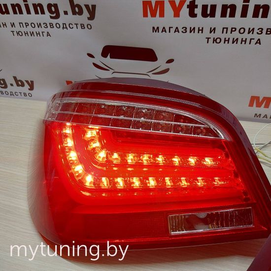 Задние фонари для BMW 5 E60 LCI (07-10) LED красные светлые