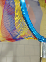 Подсак для ловли рыбы телескопический ручка 3м