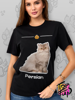 Футболка персидская кошка