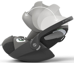 Коляска Cybex Coya Matt Black Frame Cloud T i-Size Mirage Grey Plus Leaf Green с дождевиком