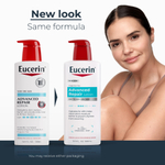 Eucerin, улучшенная формула для восстановления сухой и очень сухой кожи, без отдушки, 500 мл (16,9 жидк. унции)