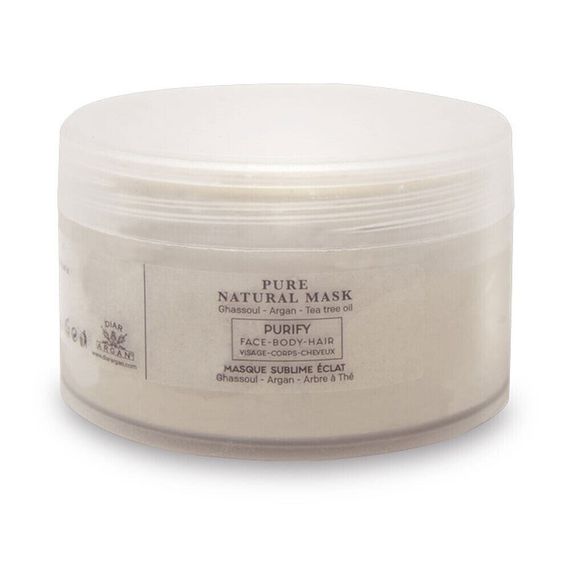 NATURAL MASK pure argan oil and ghassoul 200 ml