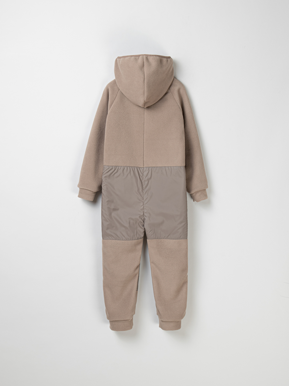 Комбинезон флисовый со вставками "Кофейный"